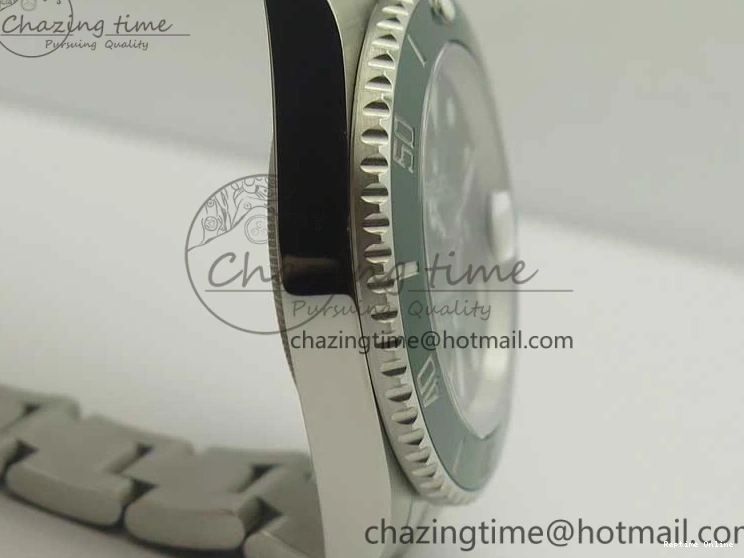 0128 Submariner 116610 LV Green Ceramic DJF 1:1 Best Edition on SS Bracelet SA3135( Free R Cover) Versatile 3357